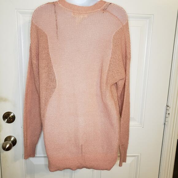 H&M L.O.G.G. Blush Pink Mohair Blend Sweater NWOT - Picture 4 of 8